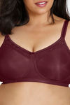 Zivame True Curv Double Layered Non Wired Full Coverage Minimiser Bra - Fig — thumbnail 4