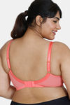 Zivame True Curv Double Layered Non Wired Full Coverage Minimiser Bra - Georgia Peach — thumbnail 2