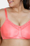 Zivame True Curv Double Layered Non Wired Full Coverage Minimiser Bra - Georgia Peach — thumbnail 4