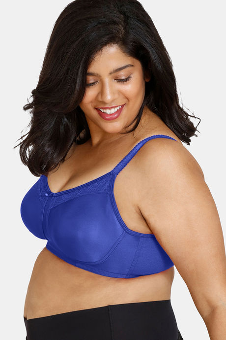Zivame True Curv Double Layered Non Wired Full Coverage Minimiser Bra - Limoges — image 3