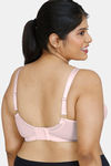 Zivame True Curv Double Layered Non Wired Full Coverage Minimiser Bra - Pink — thumbnail 2