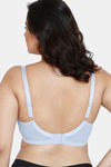 Zivame True Curv Double Layered Non Wired Full Coverage Super Support Bra - Brunerra Blue — thumbnail 2