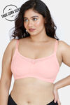 Zivame True Curv Double Layered Non Wired Full Coverage Super Support Bra - Impatience Pink — thumbnail 1