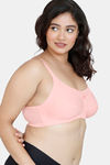 Zivame True Curv Double Layered Non Wired Full Coverage Super Support Bra - Impatience Pink — thumbnail 3
