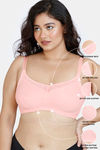 Zivame True Curv Double Layered Non Wired Full Coverage Super Support Bra - Impatience Pink — thumbnail 5
