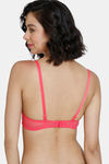 Zivame Wildberry Fling Push-Up Wired Medium Coverage T-Shirt Bra - Rouge Red — thumbnail 2