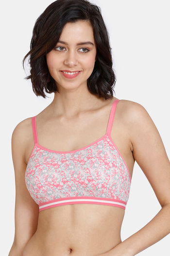 Buy Zivame Velvet Straps Padded Wired 3/4th Coverage T-Shirt Bra - Pink  Lady at Rs.756 online