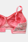 Zivame True Curv Vivacious Double Layered Non Wired 3/4th Coverage Super Support Bra - Orange Print — thumbnail 5