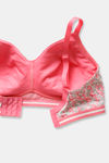 ZIvame True Curv Vivacious Double Layered Non Wired 3/4th Coverage Minimiser Bra - Orange Print — thumbnail 5