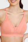 Zivame Snuggle Up Padded Non Wired 3/4th Coverage Basic Bra - Terra Cotta — thumbnail 4
