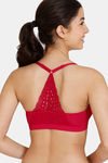 Zivame Serenade Padded Wired 3/4th Coverage Lace Bra - Ski Patrol — thumbnail 2