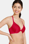 Zivame Serenade Padded Wired 3/4th Coverage Lace Bra - Ski Patrol — thumbnail 3