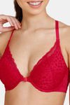 Zivame Serenade Padded Wired 3/4th Coverage Lace Bra - Ski Patrol — thumbnail 4
