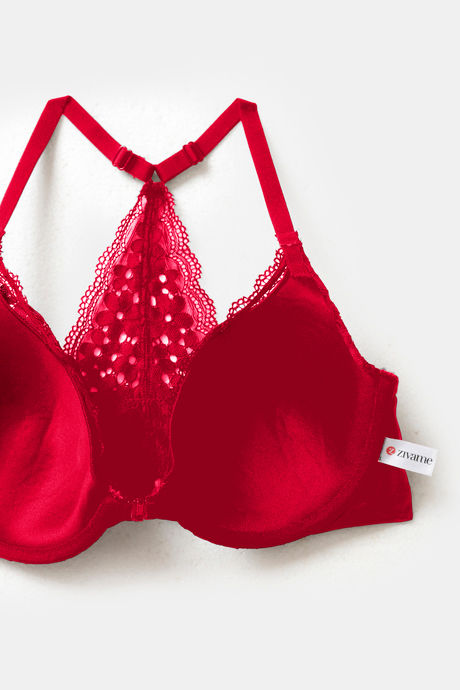 Zivame Serenade Padded Wired 3/4th Coverage Lace Bra - Ski Patrol — image 5