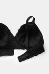 Zivame Serenade Double Layered Non Wired 3/4th Coverage Lace Bra - Anthracite — thumbnail 5