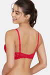 Zivame Serenade Double Layered Non Wired 3/4th Coverage Lace Bra - Ski Patrol — thumbnail 2