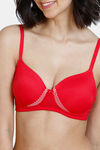 Zivame Pure Bliss Padded Non Wired 3/4Th Coverage T-Shirt Bra - Ski Patrol — thumbnail 4