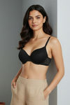 Zivame Beautiful Basics Padded Wired Medium Coverage T-Shirt Bra - Anthracite — thumbnail 6