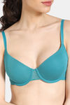 Zivame Beautiful Basics Padded Wired Medium Coverage T-Shirt Bra - Biscay Bay — thumbnail 5