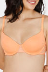Zivame Beautiful Basics Padded Wired Medium Coverage T-Shirt Bra - Orange — thumbnail 5