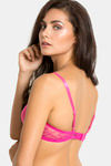 Zivame Beautiful Basics Padded Wired Medium Coverage T-Shirt Bra - Fuchsia Purple — thumbnail 3