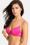 Zivame Beautiful Basics Padded Wired Medium Coverage T-Shirt Bra - Fuchsia Purple — thumbnail 4