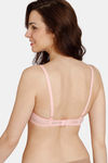 Zivame Beautiful Basics Padded Wired Medium Coverage T-Shirt Bra - Powder Pink2 — thumbnail 3