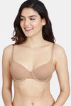 Zivame Beautiful Basics Padded Wired Medium Coverage T-Shirt Bra - Roebuck — thumbnail 3