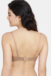 Zivame Beautiful Basics Padded Wired Medium Coverage T-Shirt Bra - Roebuck — thumbnail 4