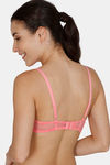 Zivame Beautiful Basics Padded Wired Medium Coverage T-Shirt Bra - Pink — thumbnail 3