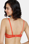 Zivame Beautiful Basics Padded Wired Medium Coverage T-Shirt Bra - Summer Fig — thumbnail 3