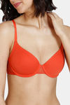 Zivame Beautiful Basics Padded Wired Medium Coverage T-Shirt Bra - Summer Fig — thumbnail 5