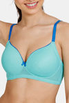 Zivame Sun-Kissed Padded Non Wired 3/4th Coverage T-Shirt Bra - Florida Key — thumbnail 4