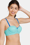 Zivame Sun-Kissed Padded Wired 3/4th Coverage Strapless Bra - Florida Key — thumbnail 4