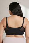 Zivame True Curv Posture Correction Double Layered Non-Wired Full Coverage Super Support Bra - Anthracite — thumbnail 3