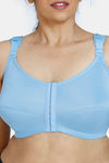 Zivame True Curv Posture Correction Double Layered Non-Wired Full Coverage Super Support Bra - Little Boy Blue — thumbnail 4