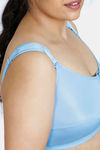 Zivame True Curv Posture Correction Double Layered Non-Wired Full Coverage Super Support Bra - Little Boy Blue — thumbnail 5