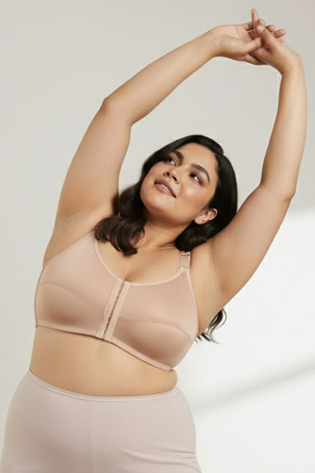 Zivame True Curv Posture Correction Double Layered Non Wired Full Coverage Super Support Bra - Roebuck — image 5
