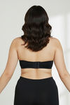 Zivame Innovation Padded Non Wired 3/4Th Coverage Strapless Bra - Anthracite — thumbnail 4