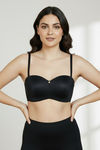 Zivame Innovation Padded Non Wired 3/4Th Coverage Strapless Bra - Anthracite — thumbnail 6