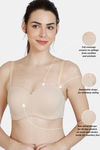 Zivame Innovation Padded Non Wired 3/4Th Coverage Strapless Bra - Roebuck2 — thumbnail 7