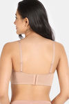 Zivame Innovation Padded Non Wired 3/4Th Coverage Strapless Bra - Skin — thumbnail 2