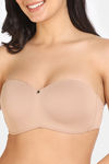 Zivame Innovation Padded Non Wired 3/4Th Coverage Strapless Bra - Skin — thumbnail 5