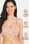 Zivame Innovation Padded Non Wired 3/4Th Coverage Strapless Bra - Skin — thumbnail 6