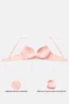 Zivame Innovation Push Up Non Wired Medium Coverage Bra - Peach Pearl — thumbnail 8