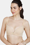 Zivame Innovation Push Up Non Wired Medium Coverage Bra - Roebuck — thumbnail 1
