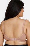 Zivame True Curv Beautiful Basics Single Layered Non Wired Full Coverage Minimiser Bra - Roebuck — thumbnail 2