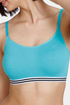 Zivame Beautiful Basics Double Layered Non Wired Full Coverage Slip-On Home Bra - Ceramic — thumbnail 5