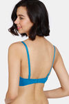 Zivame Beautiful Basics Padded Wired 3/4th Coverage T-Shirt Bra - Turkish Tile — thumbnail 2