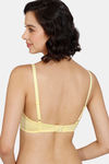 Zivame Beautiful Basics Double Layered Non Wired 3/4th Coverage T-Shirt Bra - Sunshine — thumbnail 2